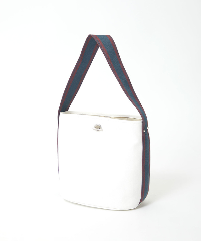 配色ストラップ キャンバス バッグ