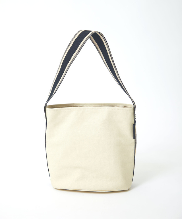配色ストラップ キャンバス バッグ