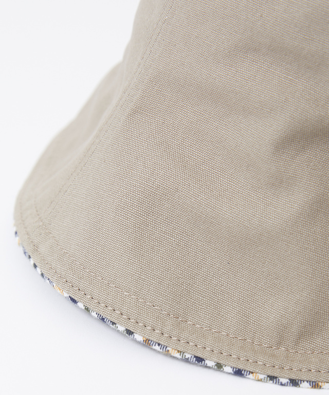 クロコダイルタータン コットンレーヨン ハット【手洗いOK】