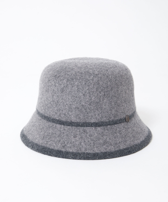 ウール クロッシェ帽