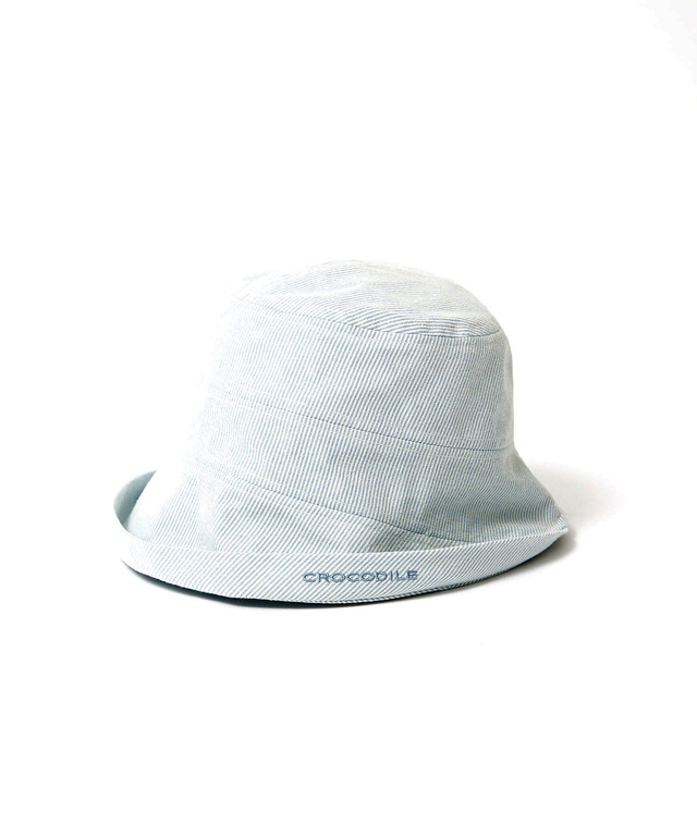 ストライプ オブザー ハット【UVカット】【手洗いOK】