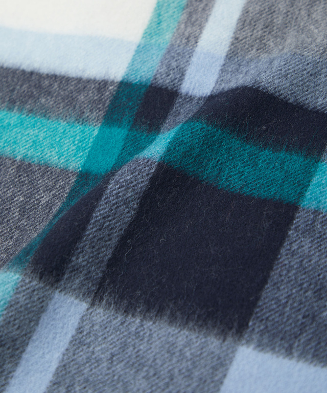 ウール チェック柄 マフラー