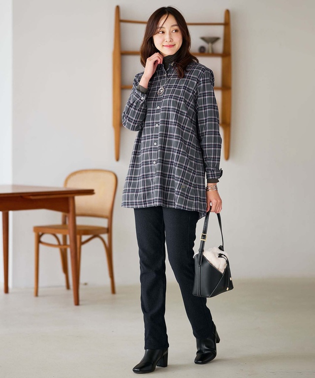 ビエラ チェック柄 チュニック