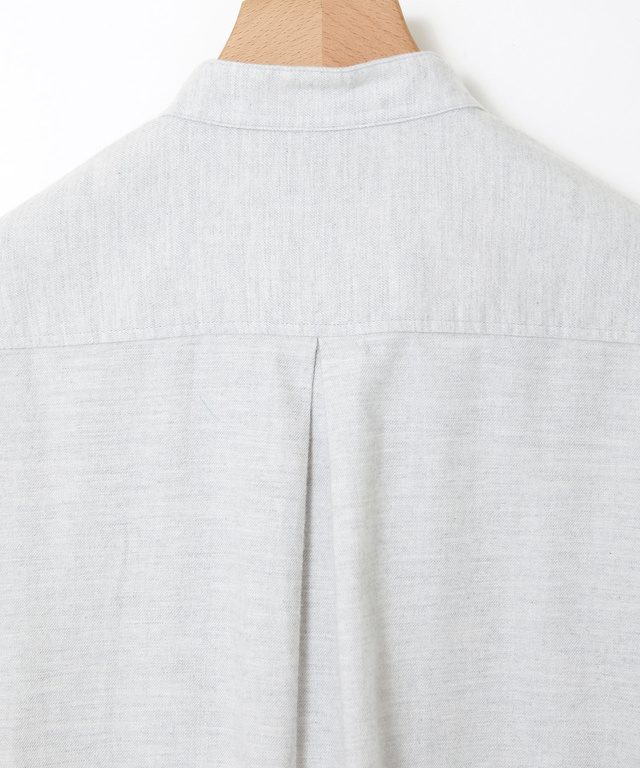 コットン バンドカラー チュニック【一部店舗限定】