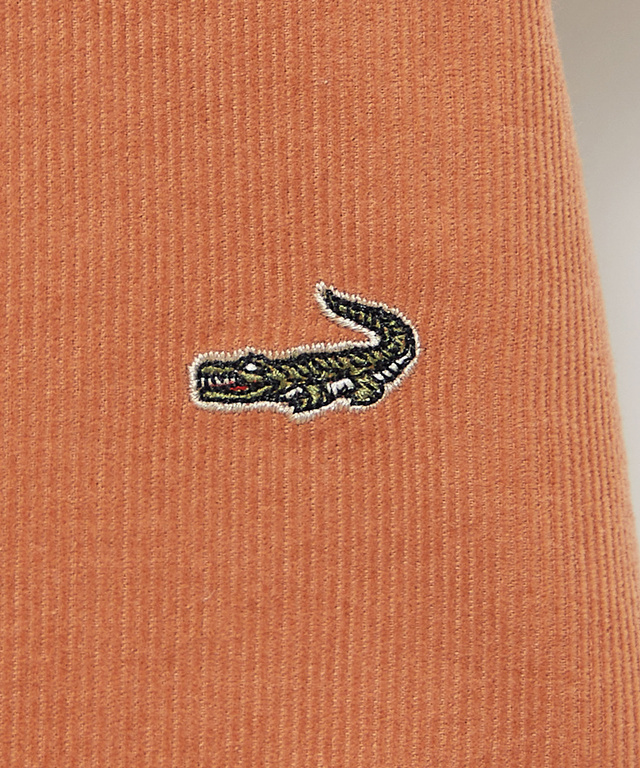  コーデュロイ バンドカラー チュニック