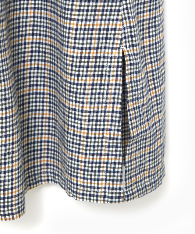 クロコダイルタータン 長袖 ワンピース