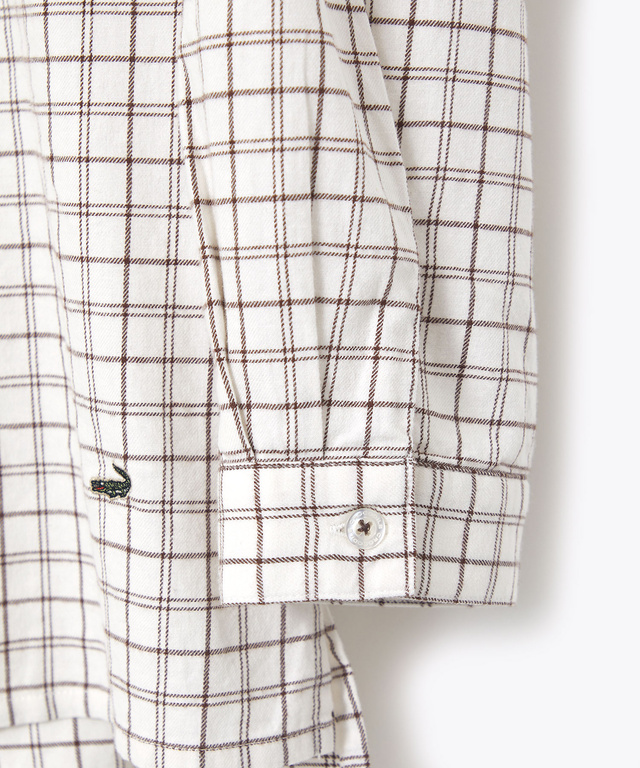 起毛 チェック柄 チュニック