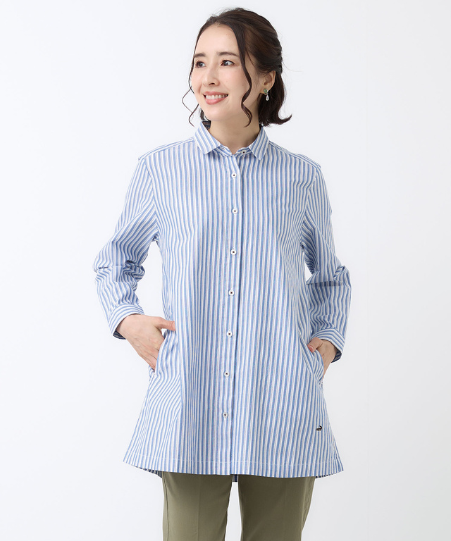 ストライプ チュニック【オンラインショップ・一部店舗限定】