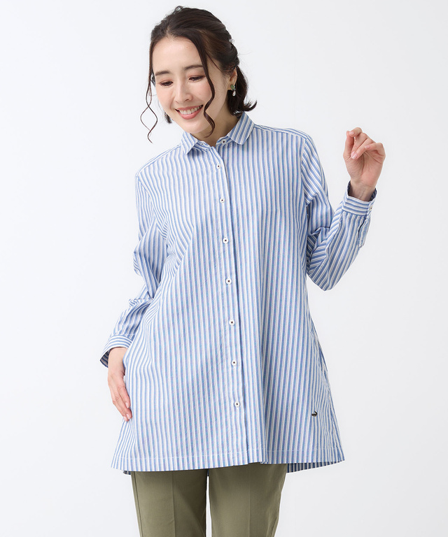 ストライプ チュニック【オンラインショップ・一部店舗限定】