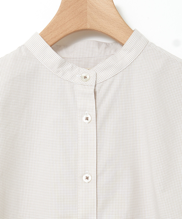 コットン バンドカラー チュニック【オンラインショップ・一部店舗限定】