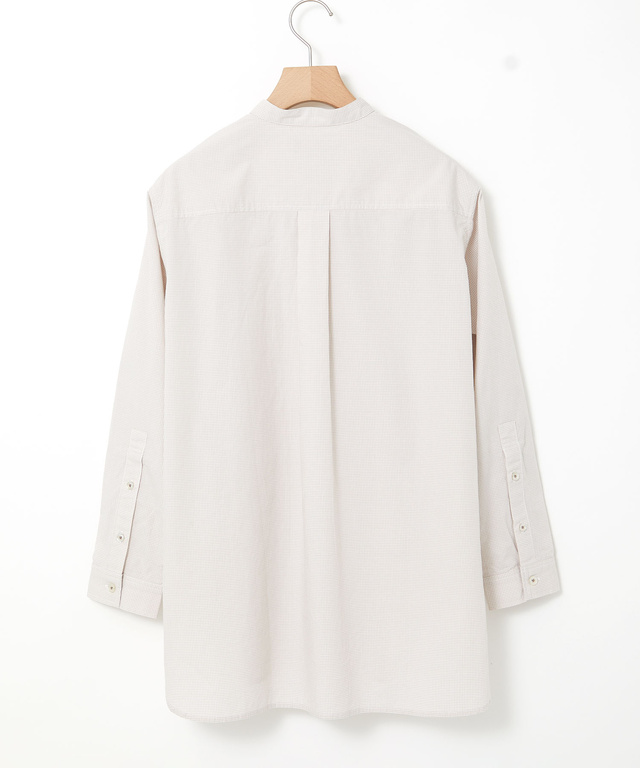 コットン バンドカラー チュニック【オンラインショップ・一部店舗限定】