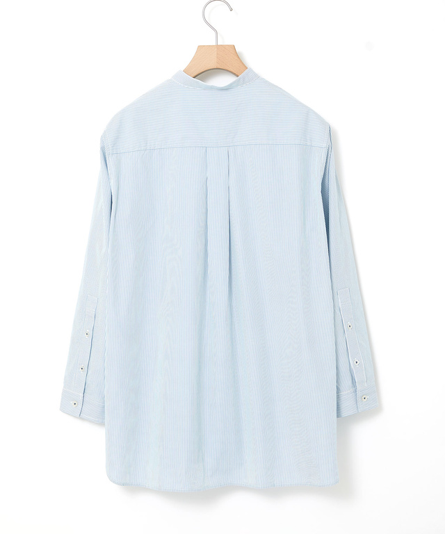 コットン バンドカラー チュニック【オンラインショップ・一部店舗限定】