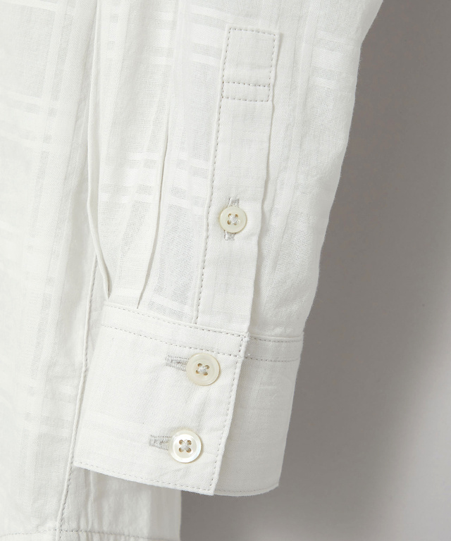 シアー チェック チュニック