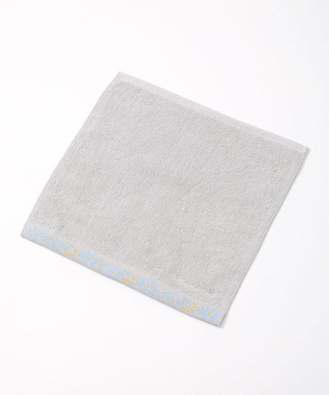花柄刺繍 タオル ハンカチ【今治タオル】