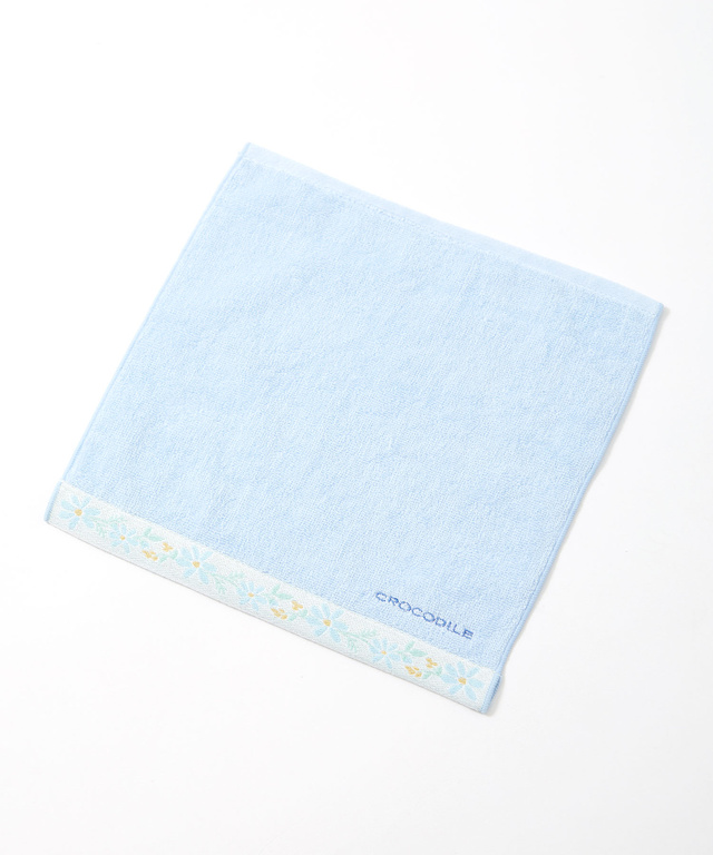 花柄刺繍 タオル ハンカチ【今治タオル】
