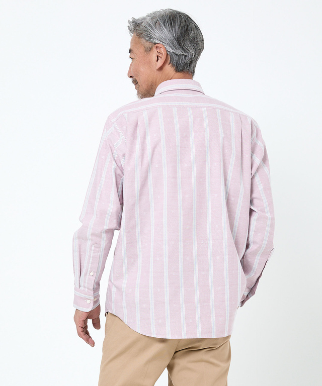 カットドビー ストライプ シャツ