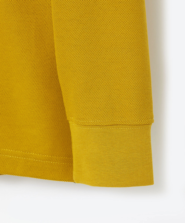 ハニカム襟 スナップボタン ポロシャツ