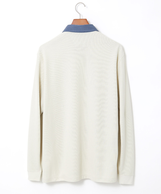 ハニカム組織 切り替え ポロシャツ