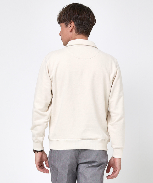 ハーフジップ ポロ トレーナー