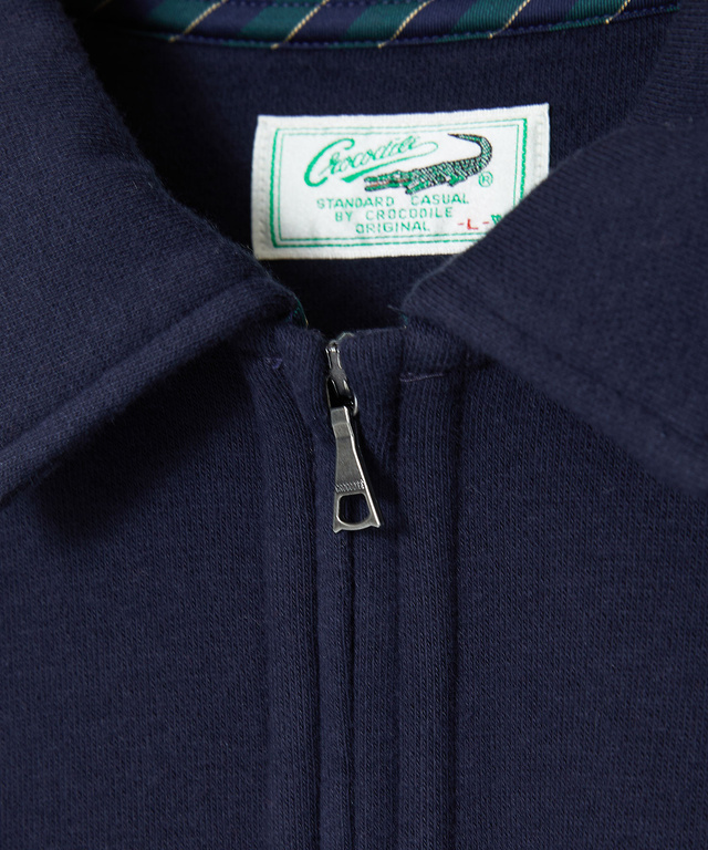 ハーフジップ ポロ トレーナー