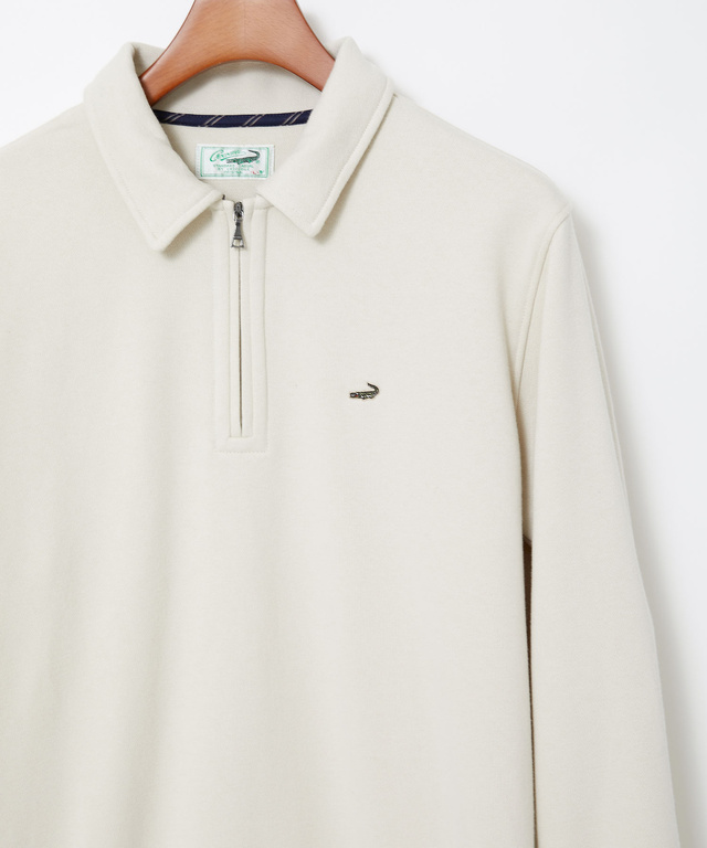 ハーフジップ ポロ トレーナー