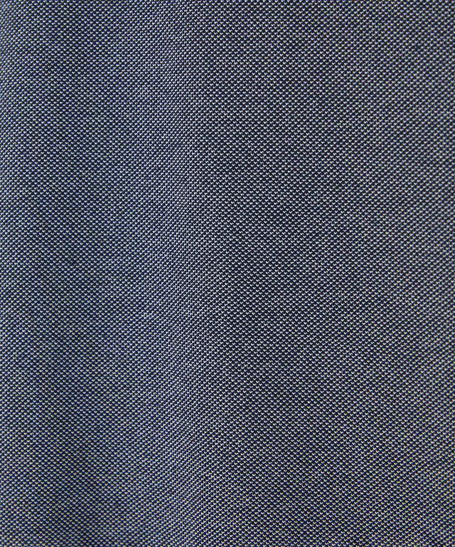 襟配色デザイン ジップ ポロシャツ