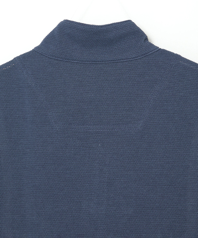 鹿の子 ポケットデザイン ジップベスト