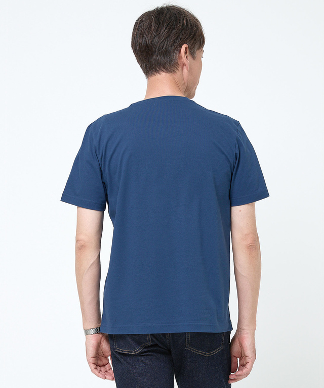 スノーコットン パネルチェック Tシャツ【接触冷感】