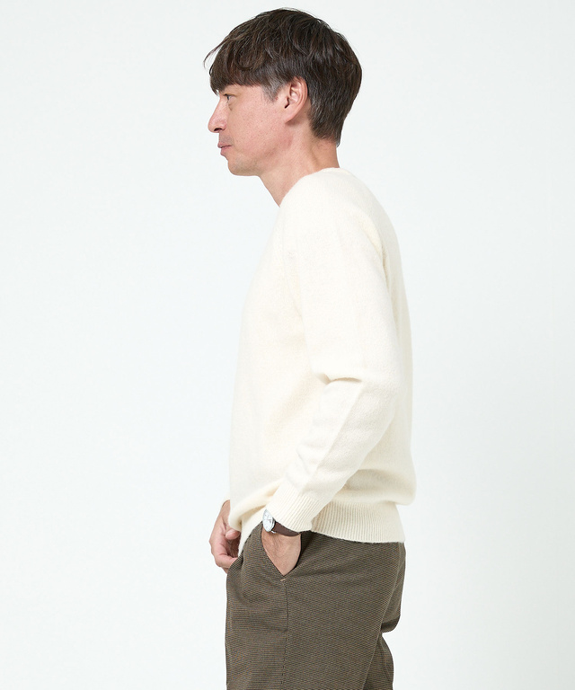 ウール ラインデザイン ニット【手洗いOK】