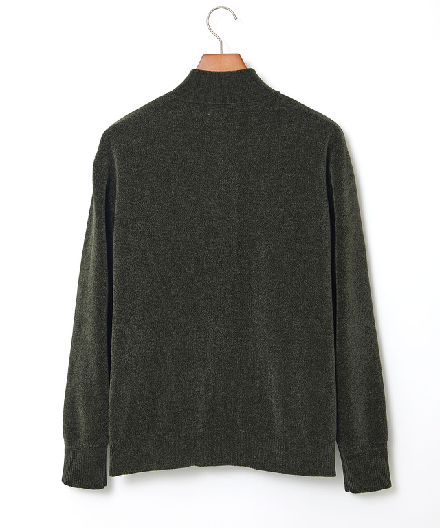 モールニット フルジップ ブルゾン