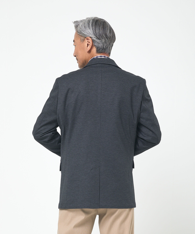 ジャージ素材 テーラード ジャケット