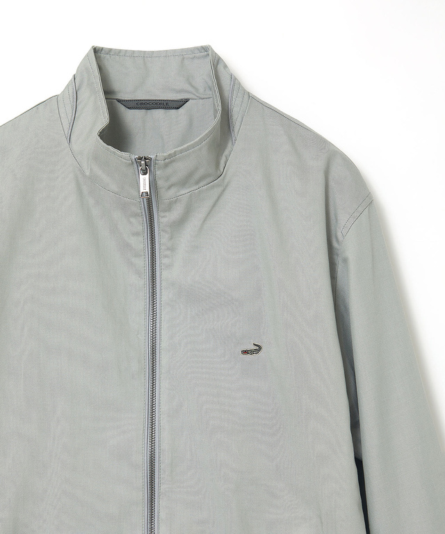 シャンブレーツイル ジップ ブルゾン【吸汗速乾】