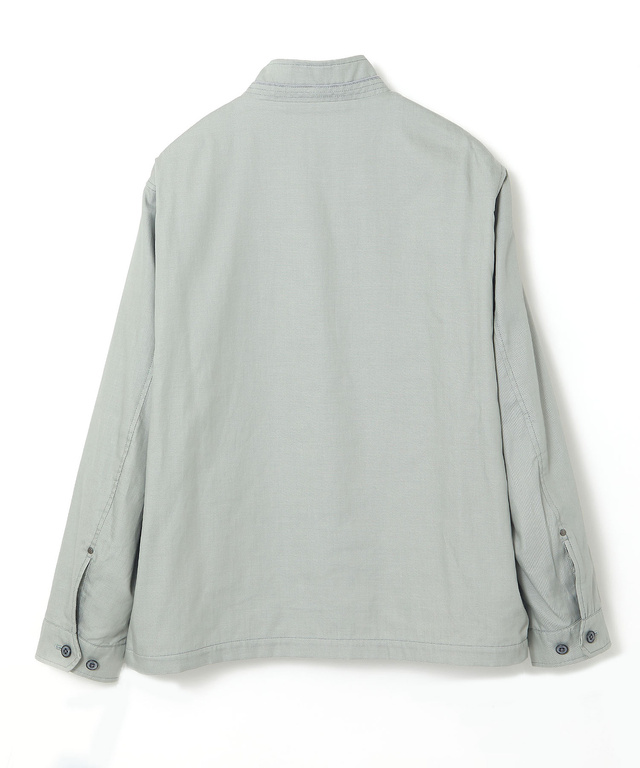 シャンブレーツイル ジップ ブルゾン【吸汗速乾】