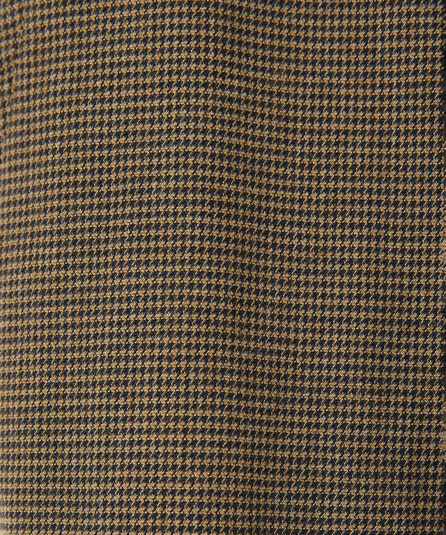 千鳥柄 微起毛 タックパンツ