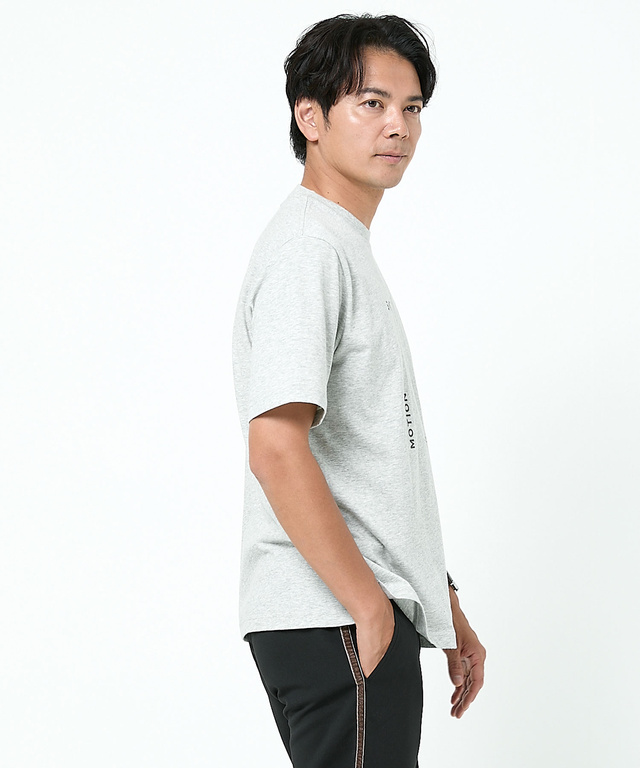 プリント クルーネック Tシャツ