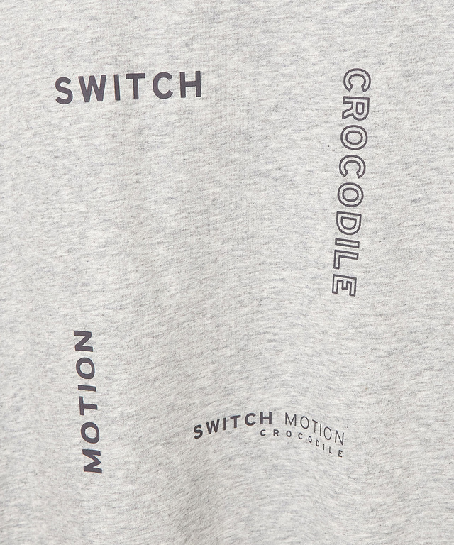 プリント クルーネック Tシャツ