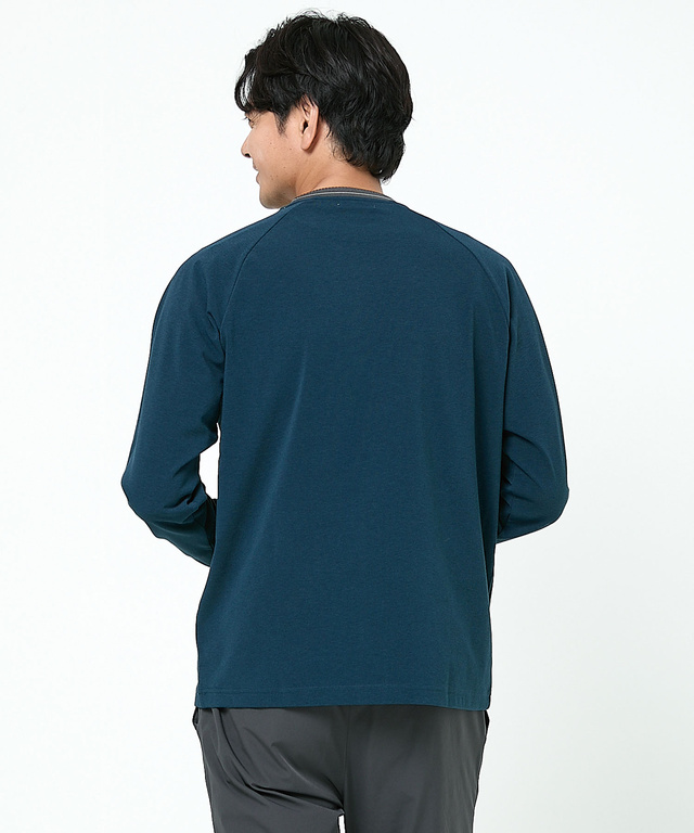 裏起毛 ラグランスリーブ トレーナー