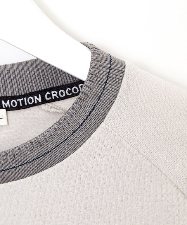 裏起毛 ラグランスリーブ トレーナー