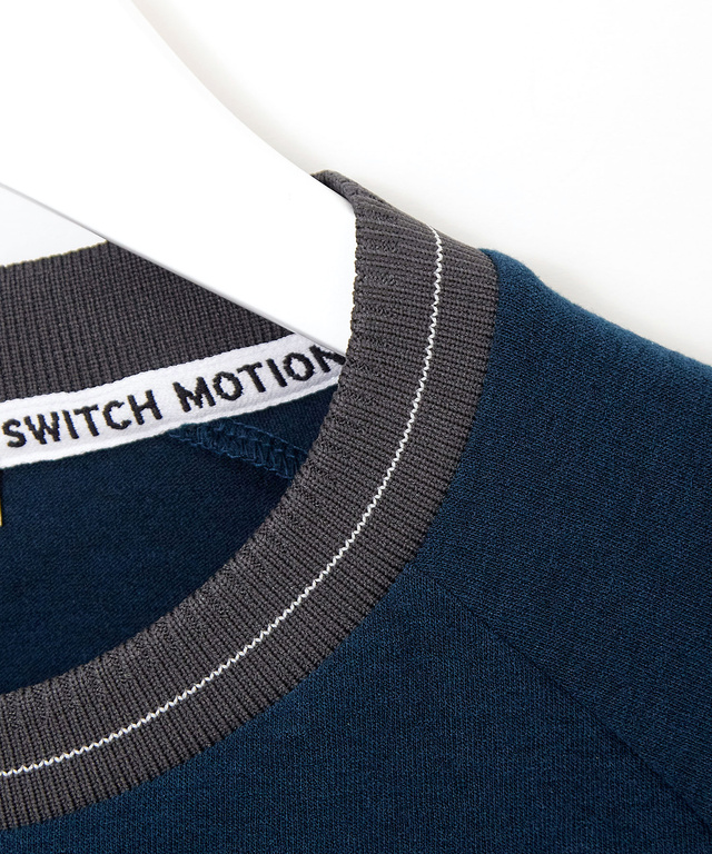 裏起毛 ラグランスリーブ トレーナー