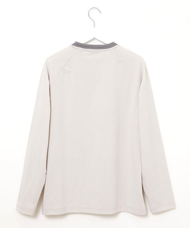 裏起毛 ラグランスリーブ トレーナー