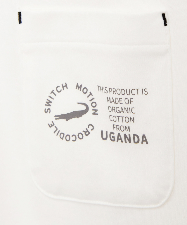 ハイネック 長袖カットソー【ウガンダ オーガニック コットン】