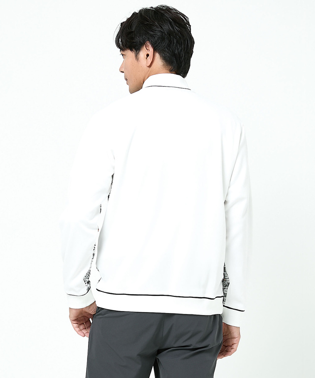 モノグラム ジップ プルオーバー