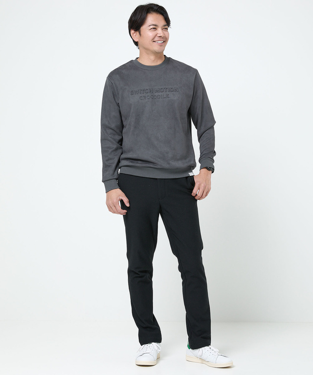 微起毛 ロゴ トレーナー