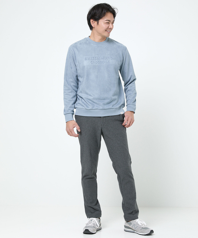 微起毛 ロゴ トレーナー