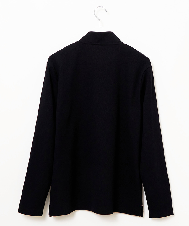 ワッフル ハーフジップ プルオーバー