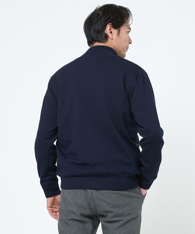 ニット ドッキング 中綿ブルゾン