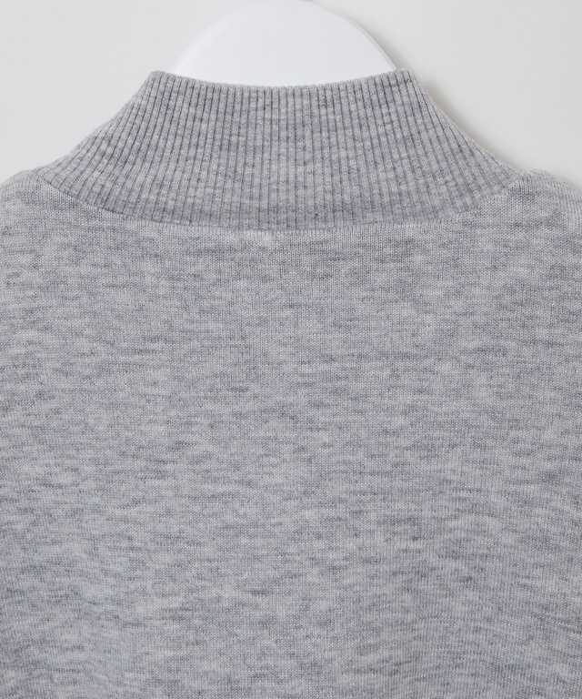 ニット ドッキング 中綿ブルゾン