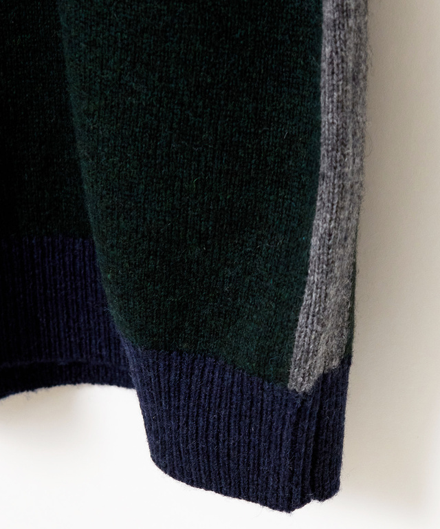 ウール ラグランスリーブ ニット【手洗いOK】