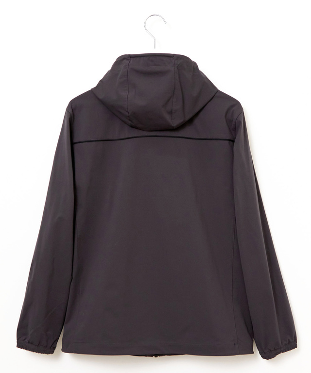 フード付き ストレッチ ジップパーカー【手洗いOK】