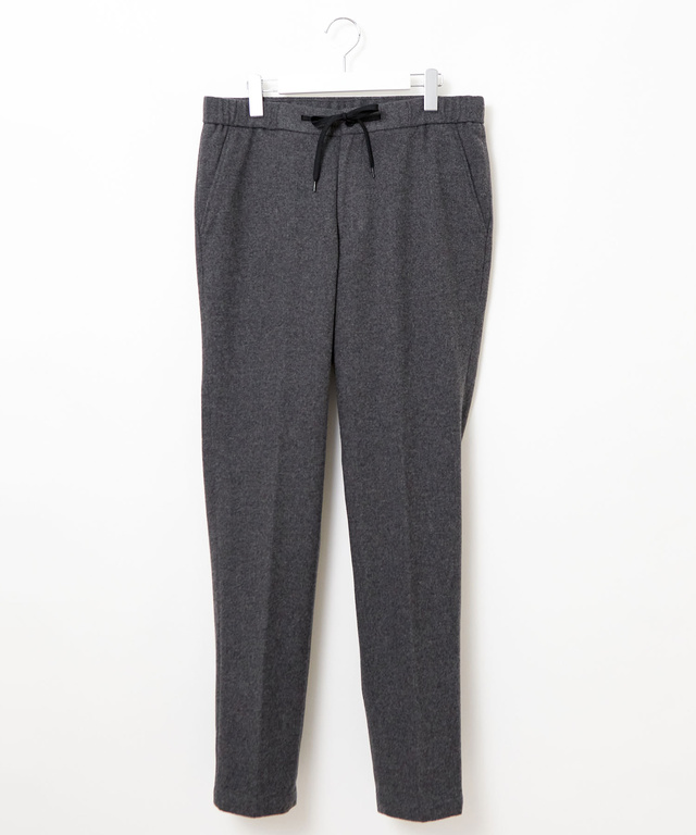 ウールブレンド フラノ風 パンツ